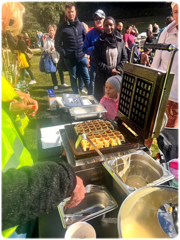 Lions Club Wienhausen-Flotwedel auf dem Flohmarkt im September 2024