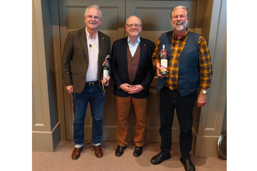 von links nach rechts: Bernd Wolter, Hermann Baars, Carsten Schiefelbein