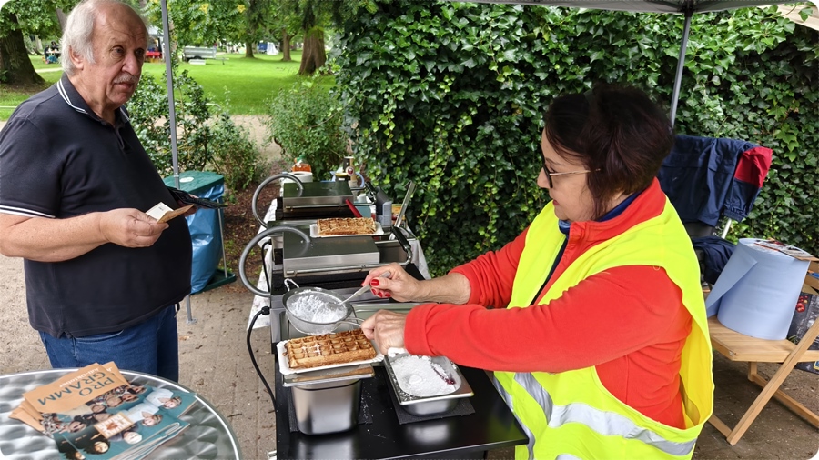 Lions Club Wienhausen-Flotwedel auf dem Flohmarkt am 02. August 2025