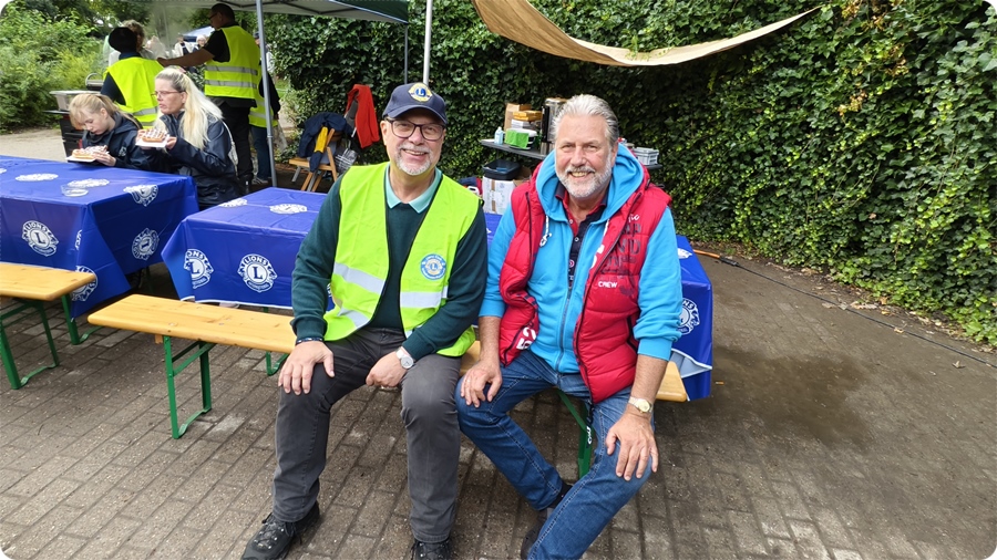 Lions Club Wienhausen-Flotwedel auf dem Flohmarkt am 02. August 2025