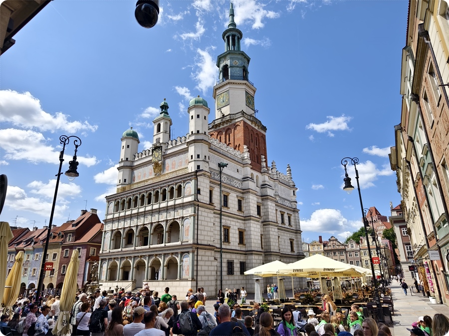 Das Rathaus von Poznań