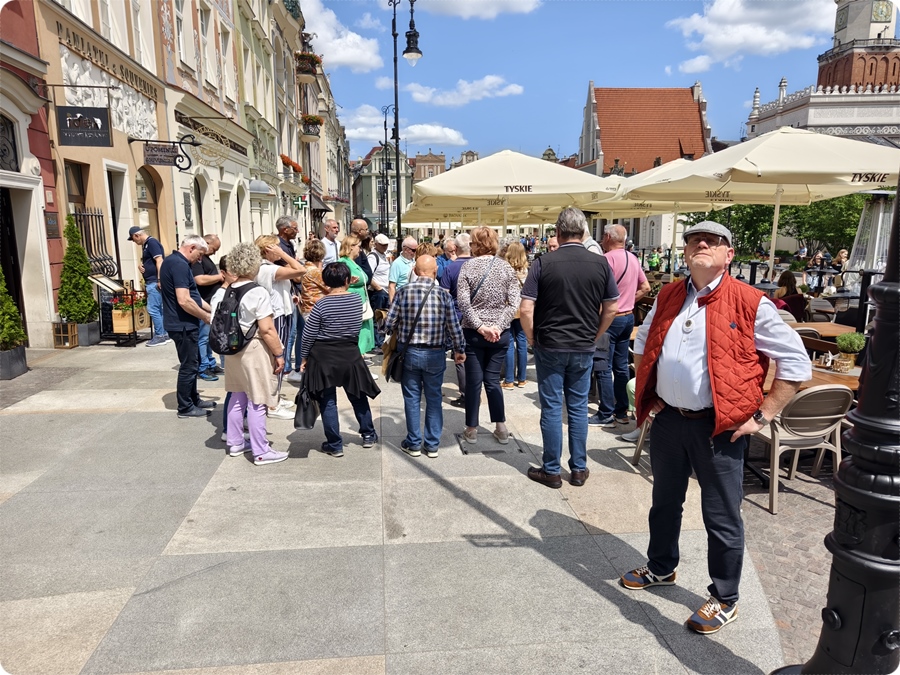 Impressionen von der Altstadt in Poznań mit Mitgliedern der Lions-Reisegruppe