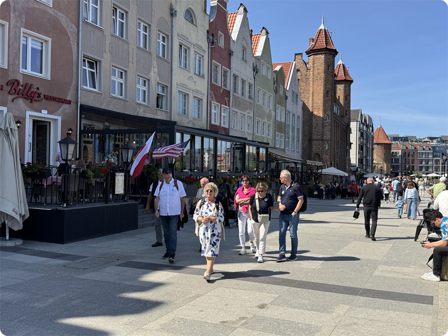 Impressionen von der schönen Stadt Danzig und den Reiseteilnehmern