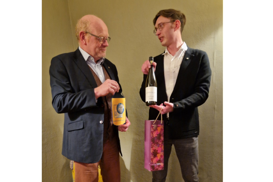 2 Präsidenten - Hermann Baars und Marc Schneider