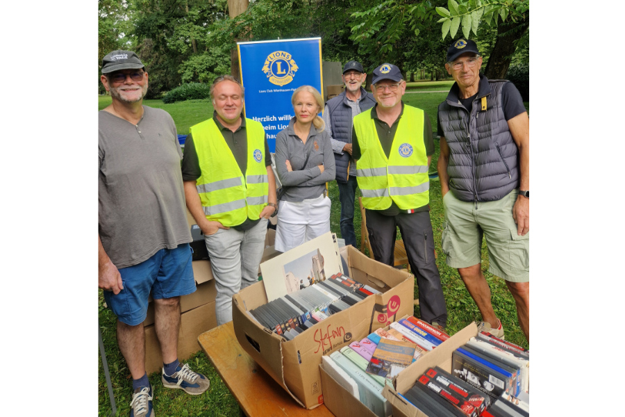 Lions Club Wienhausen-Flotwedel auf dem Flohmarkt am 1. August 2026