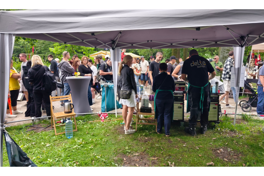 Lions Club Wienhausen-Flotwedel auf dem Flohmarkt am 1. August 2026