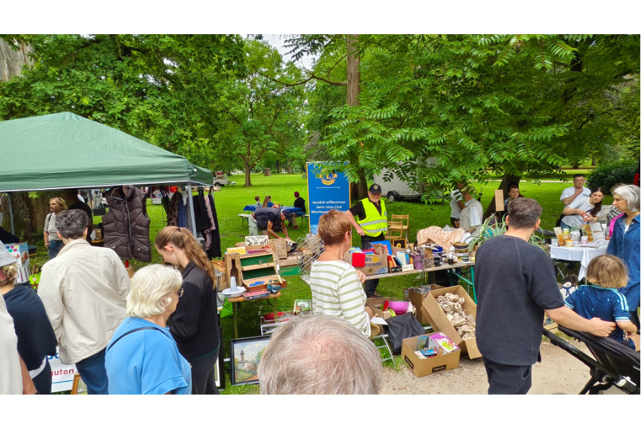 Lions Club Wienhausen-Flotwedel auf dem Flohmarkt am 1. August 2026