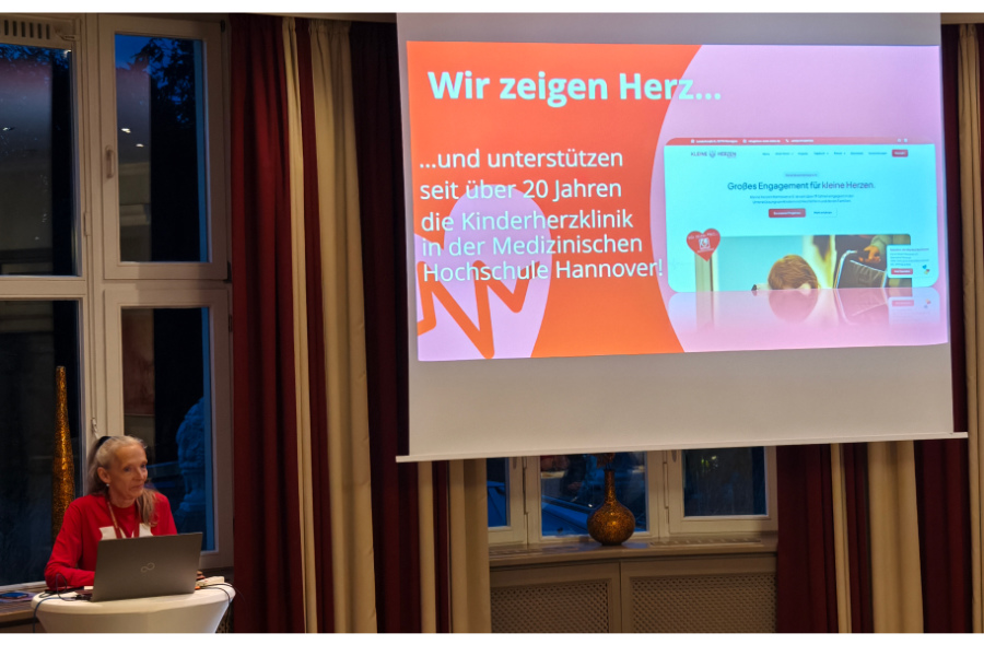 Ira Thorsting beim Vortrag